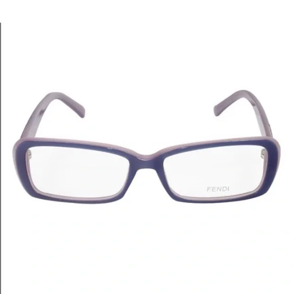 Fendi Selleria Eyeglasses Frames Purple Italy 140 Designer New Authentic - Picture 9 of 9